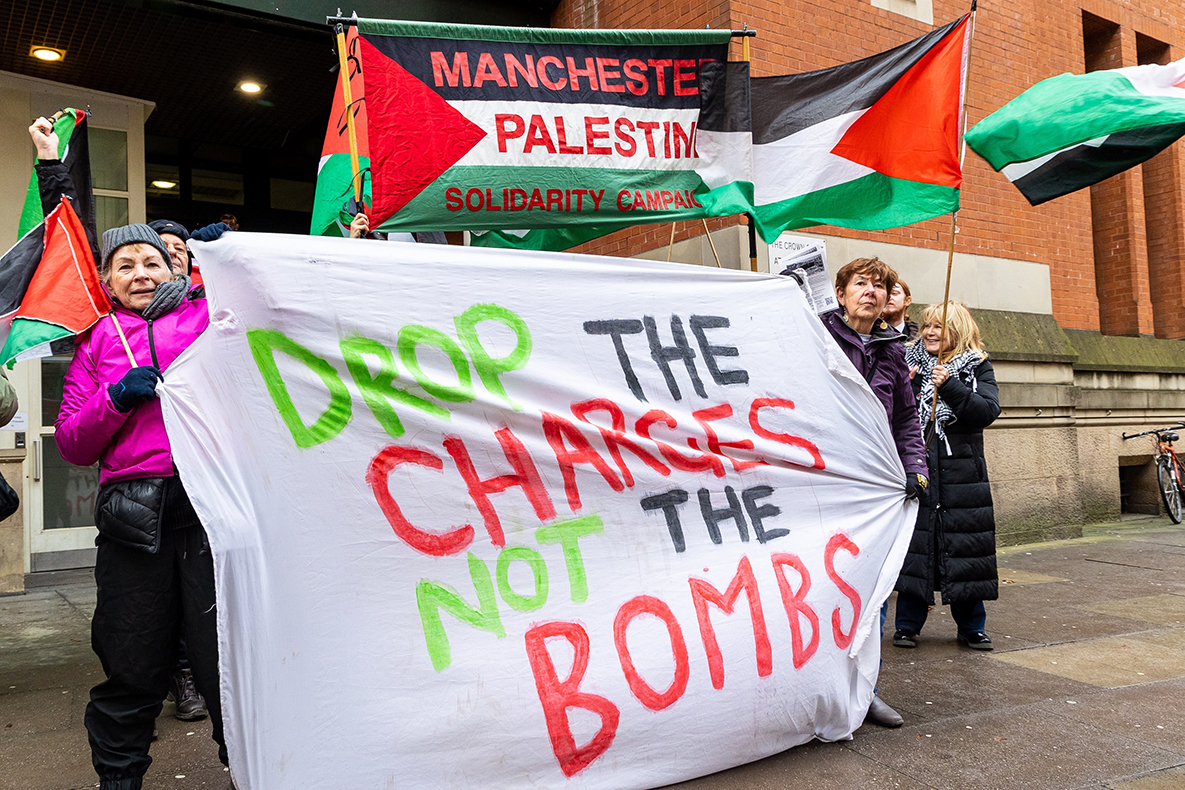 Trial Of Two Palestine Action Activists In Manchester Postponed For 10 ...